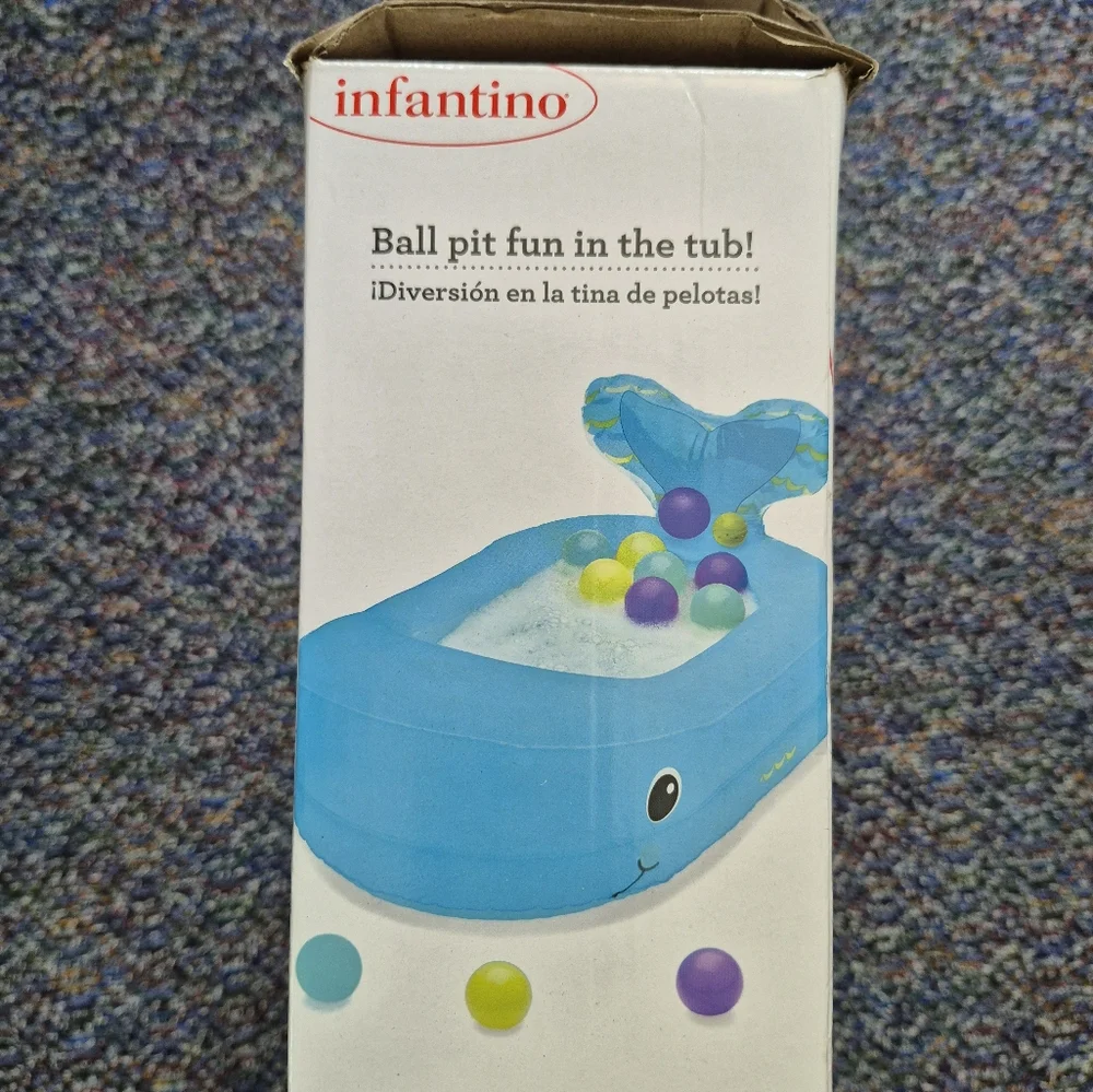 Whale Bubble ball inflatable baby bath by infantino